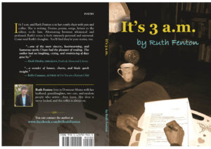 Ruth Fenton talks about her new book "It's 3 a.m." 5pm Porter Memorial Library